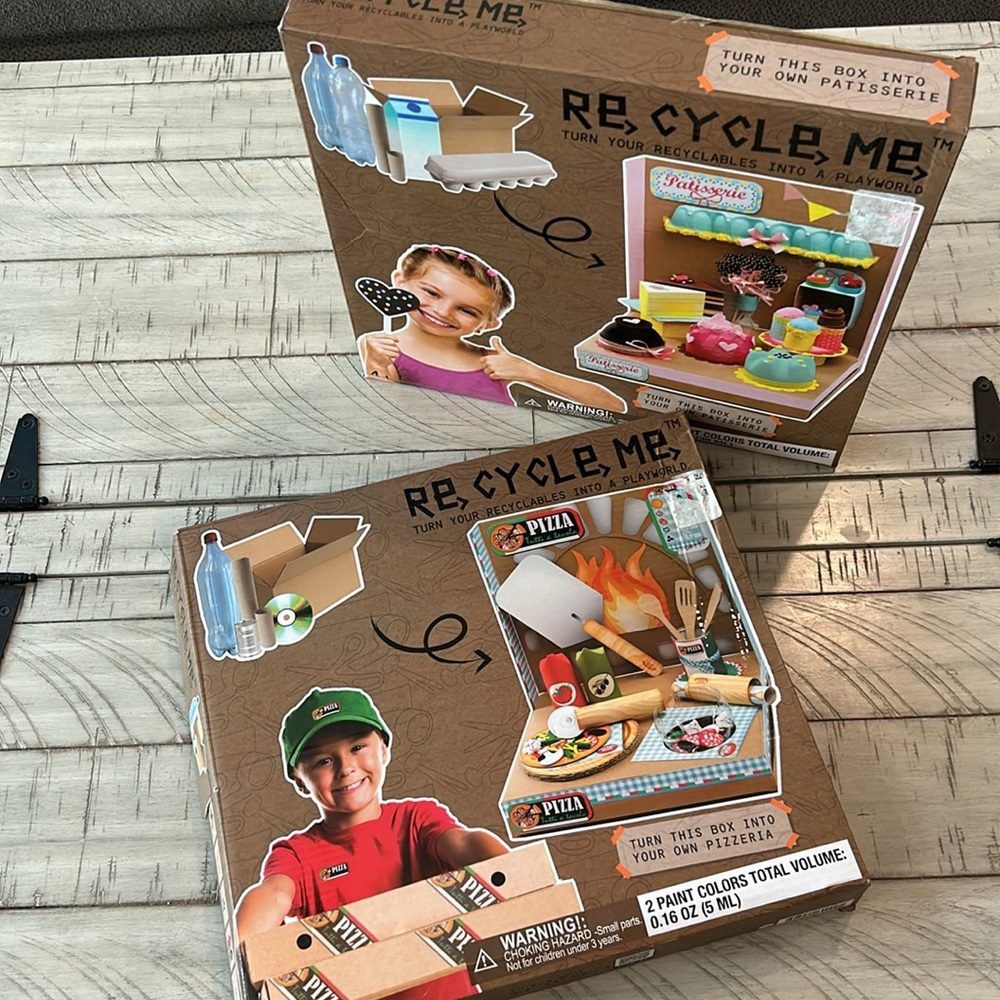 New 2 Recycling Kids Craft Kits Recycle Me project Environmentally Sustainable - Picture 2 of 5